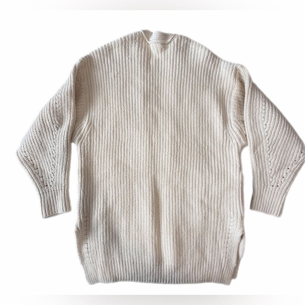 NWT Free People Nightingale Cardigan Cream Size Large - Picture 7 of 14